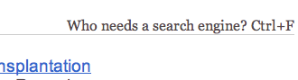 who needs a search engine?