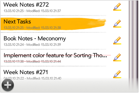 preview Preview of the color feature (Sorting Thought for webOS)